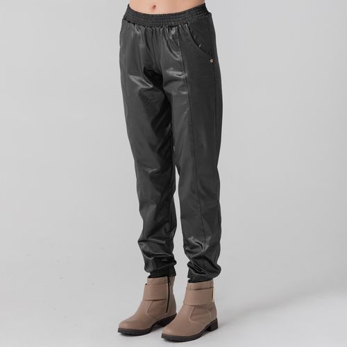 Calça Jogger em cirrê térmico para o frio e inverno Thermo Shine