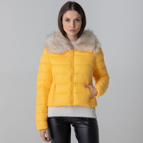 Casaco feminino puffer Tech Alpine Cairngorms com gola de pelos removíveis