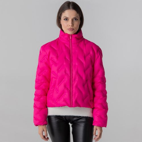 Casaco feminino puffer Ultralight Alpine La Thuile com capuz removível