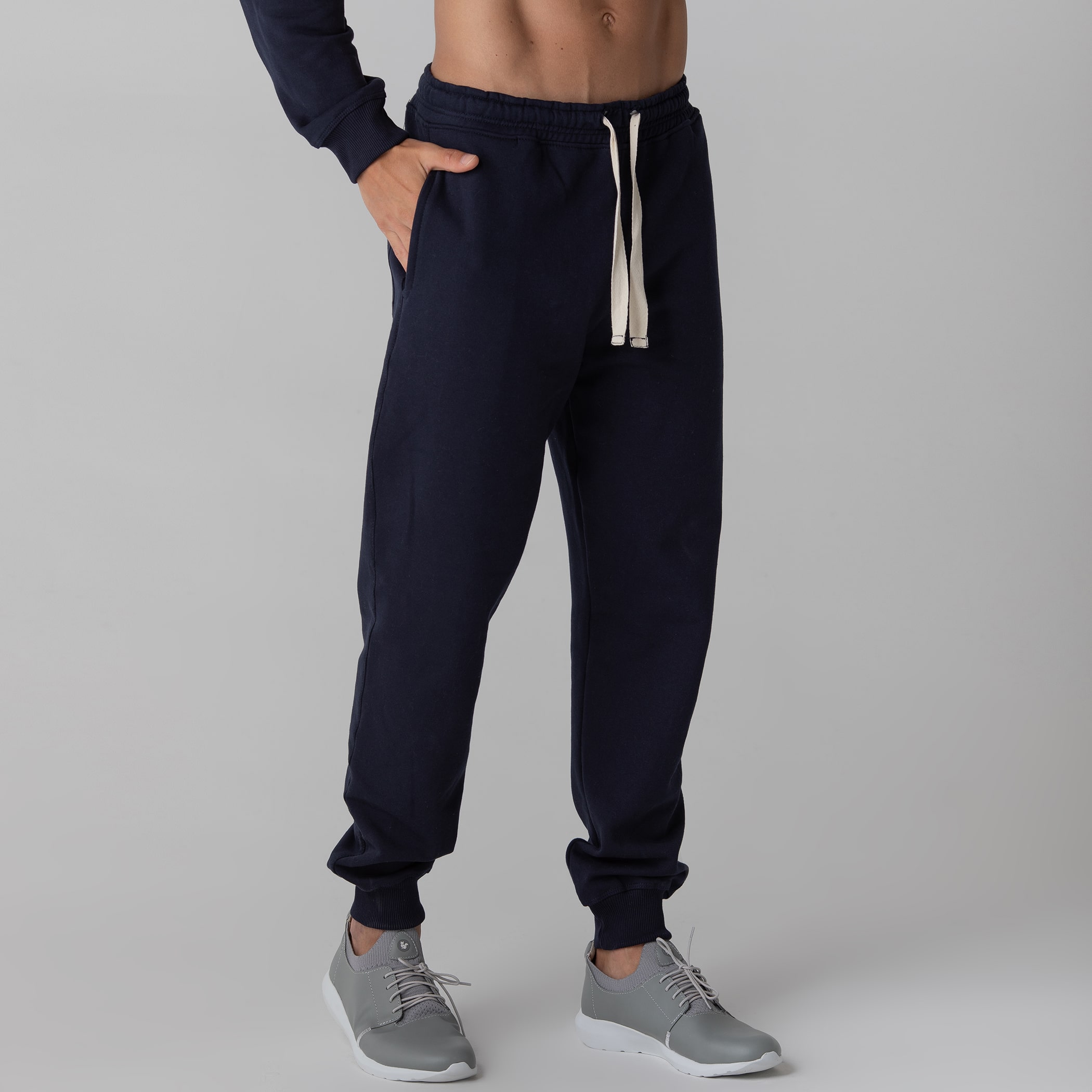 Calça jogger moletom masculina Fiero Space com forro peluciado