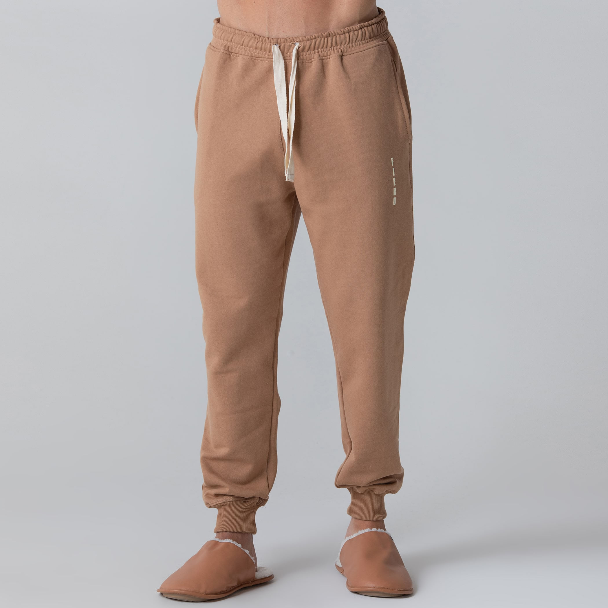 Calça jogger moletom masculina Fiero Space com forro peluciado