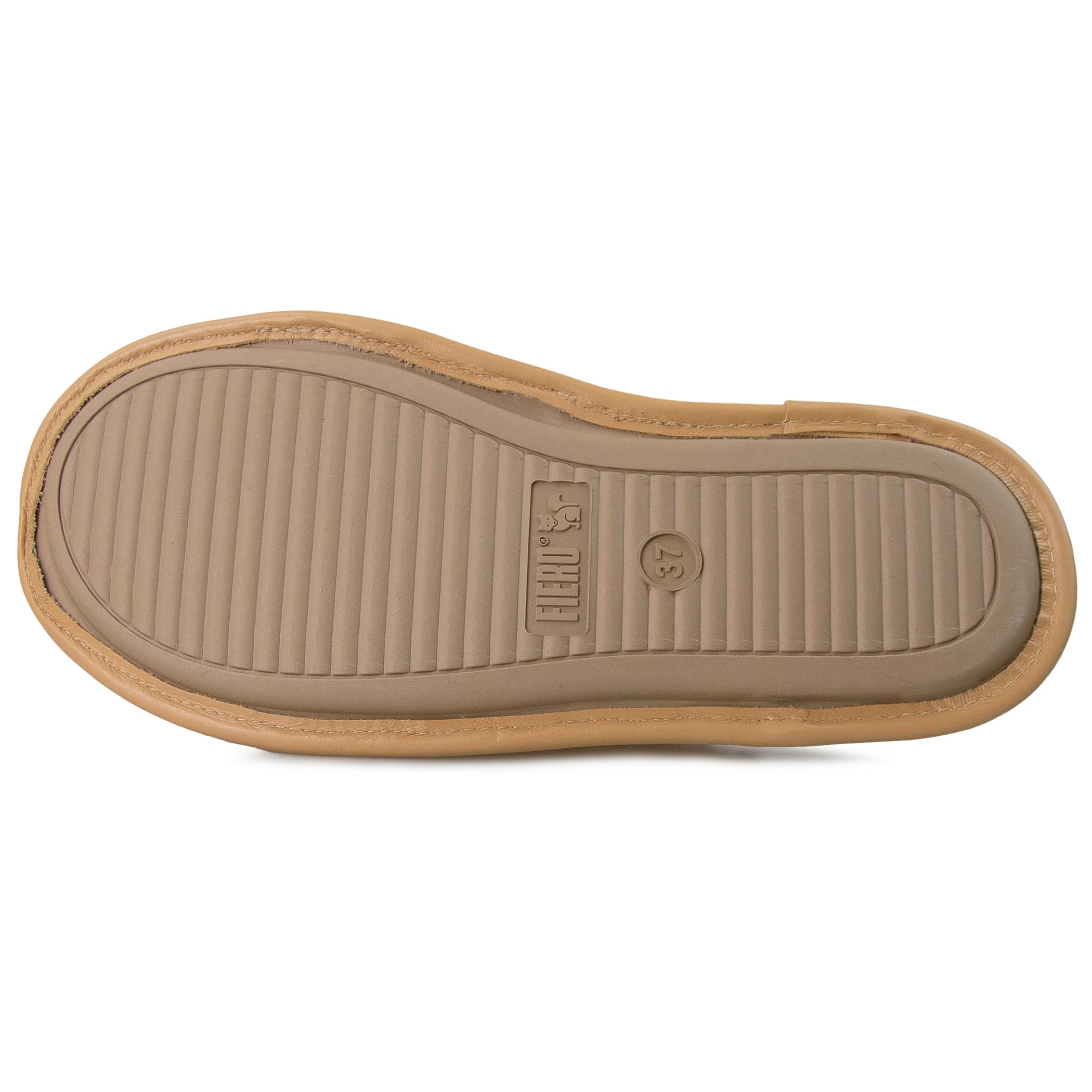Pantufa de couro Feminina Urupema forrada em lã sintética Ref.:21807