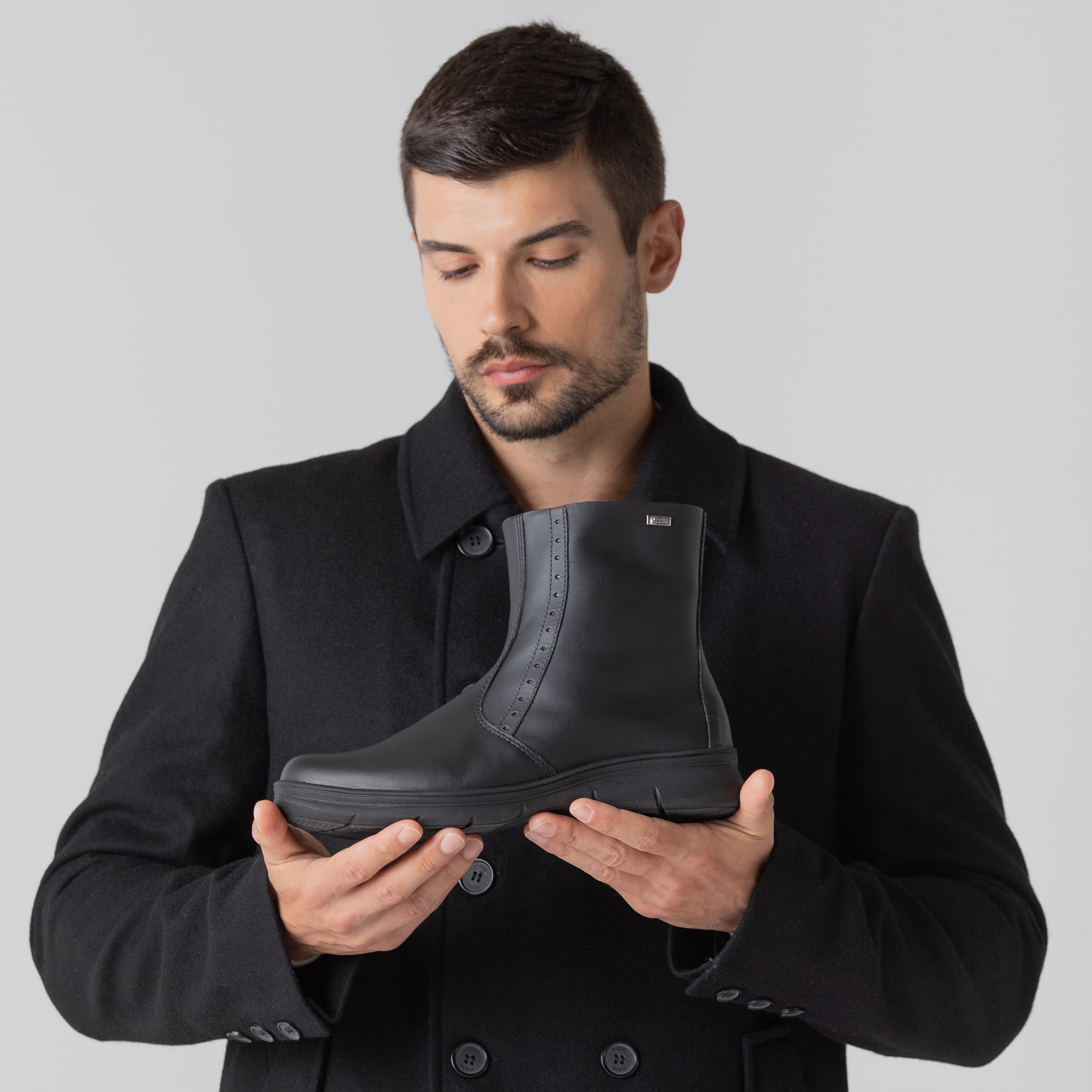 Bota masculina forrada em lã sintética New Pucón Ref.:23552