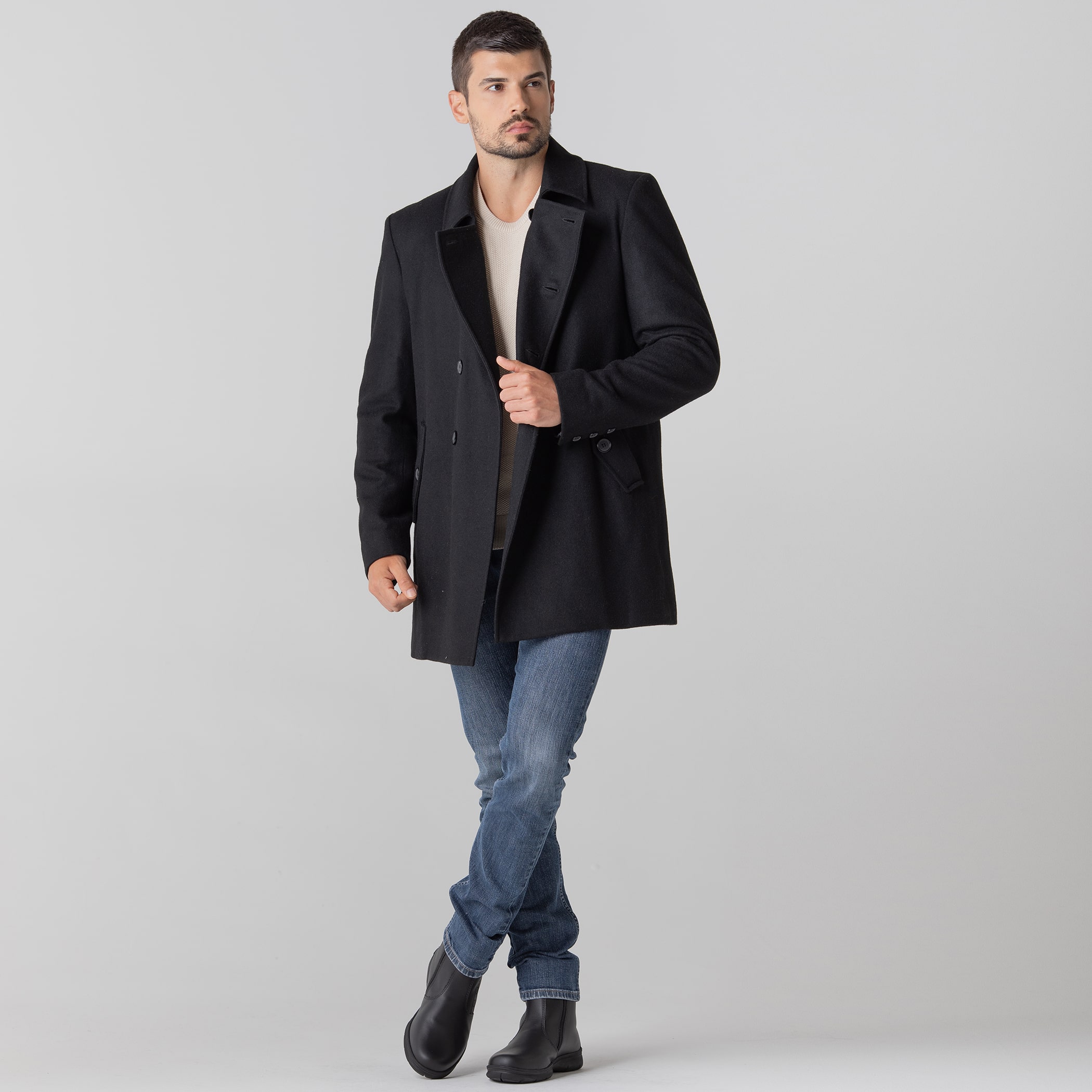 Bota masculina forrada em lã sintética New Pucón Ref.:23552