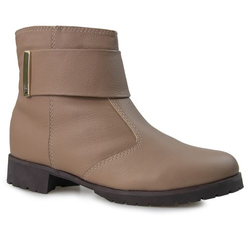 Bota Feminina Linha Neve Forrada Em Lã Natural Rukka Ankle Strip Ref.: 22101