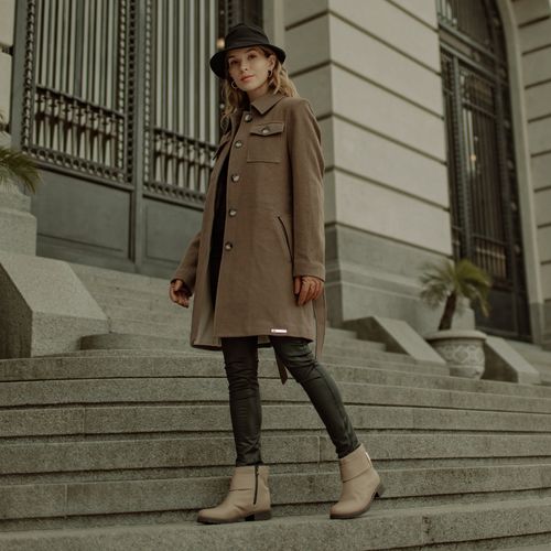 Bota Feminina para neve Forrada Em Lã Natural Rukka Ankle Strip Ref.: 22101