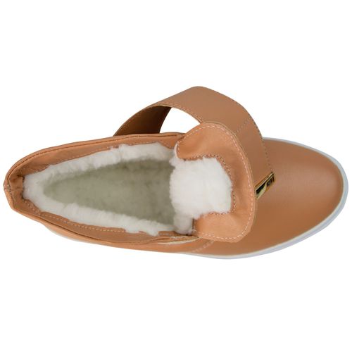 Bota feminina The Box Belt Sneaker forrada em lã Ref.:22907