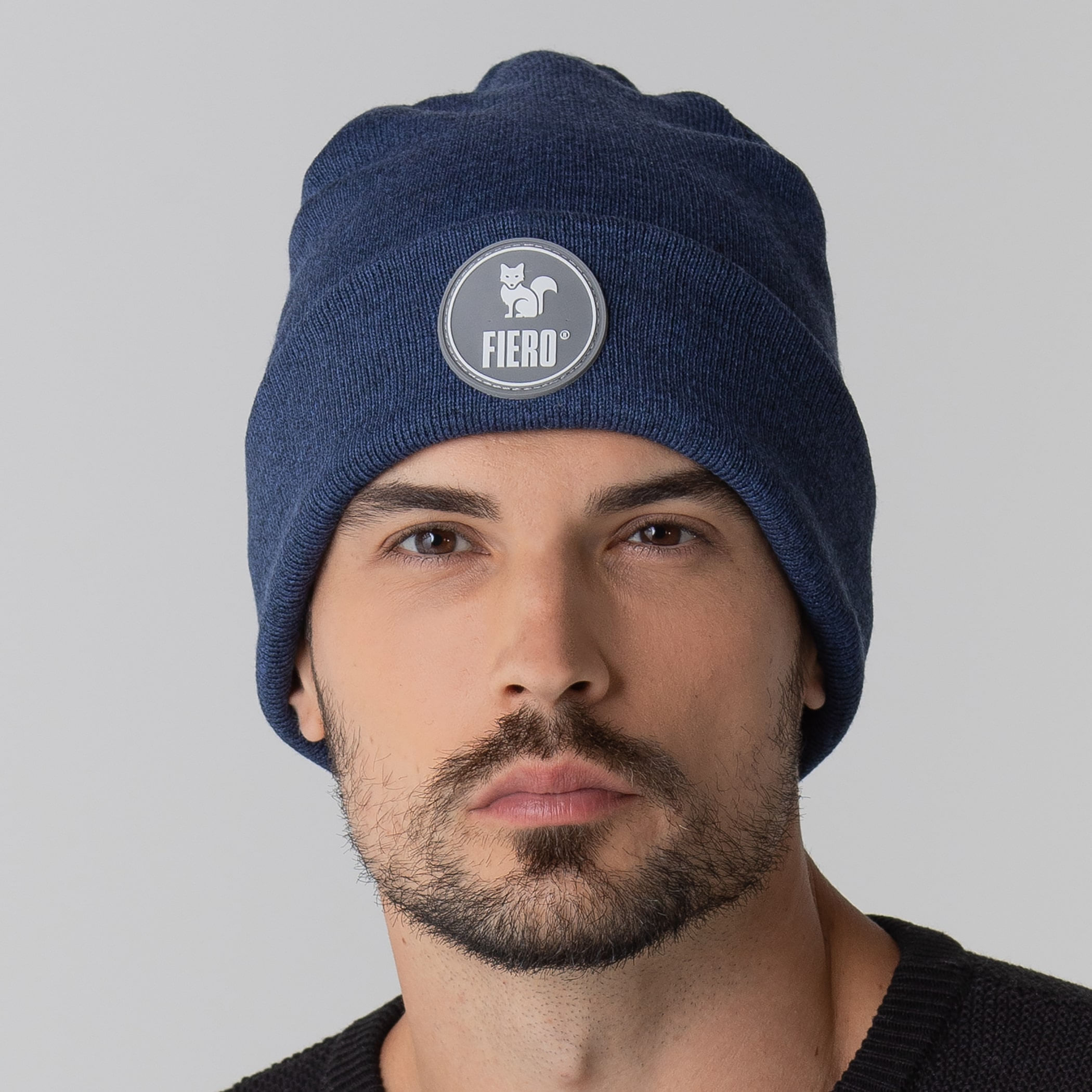 Gorro em tricô canelado Valdez