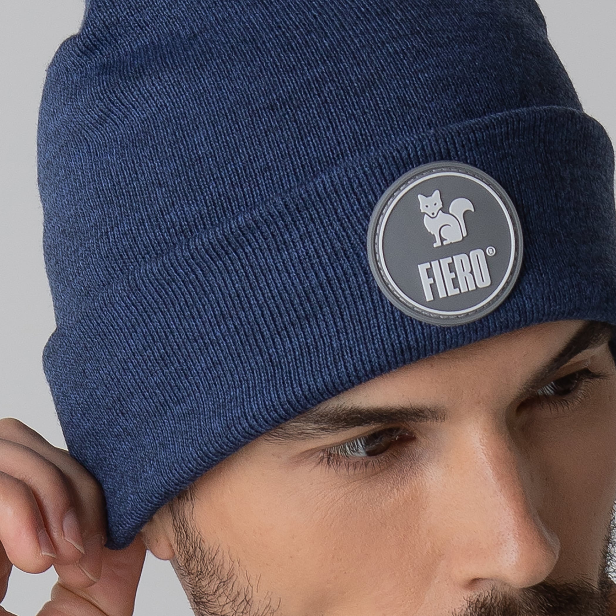 Gorro em tricô canelado Valdez
