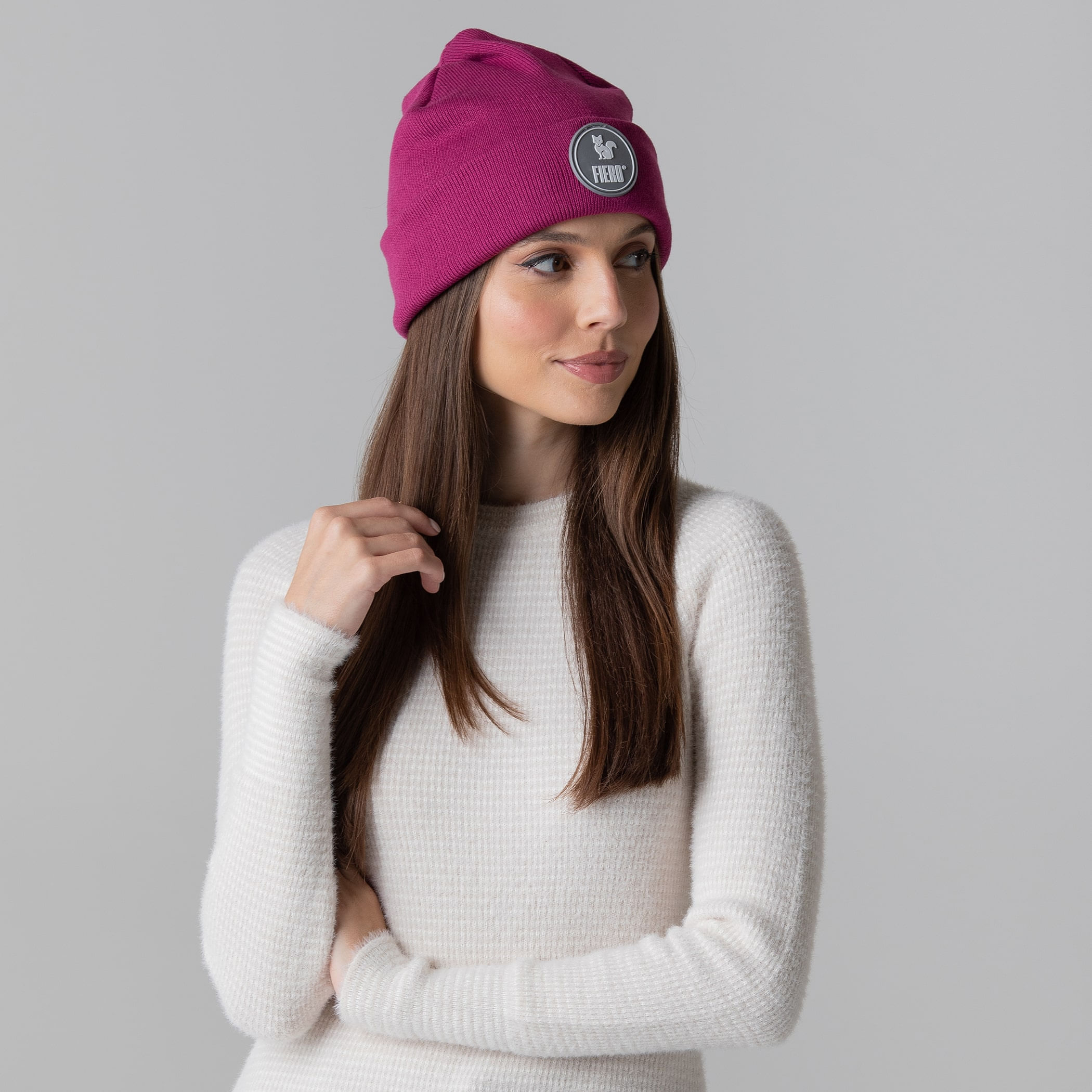 Gorro em tricô canelado Valdez