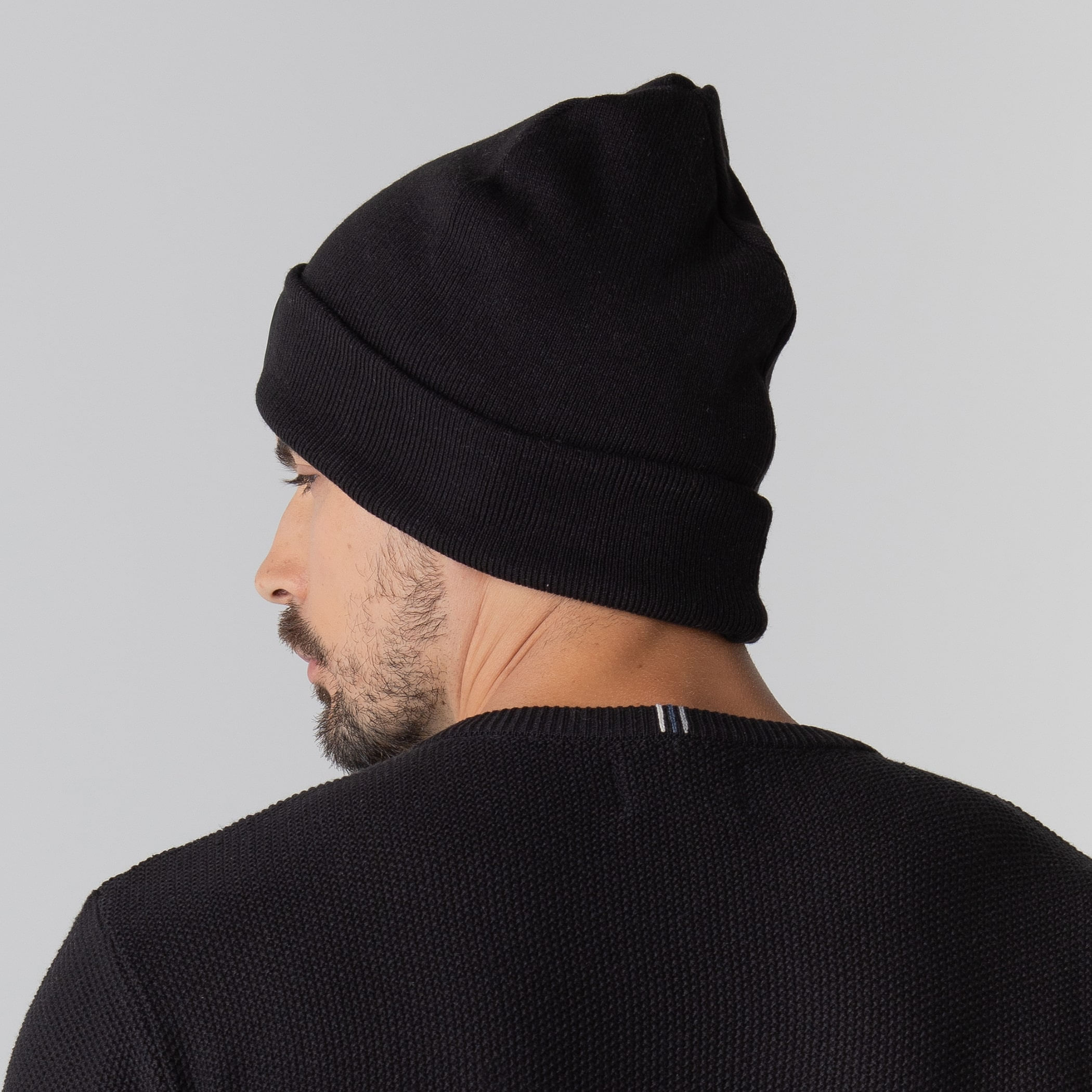 Gorro em tricô canelado Valdez