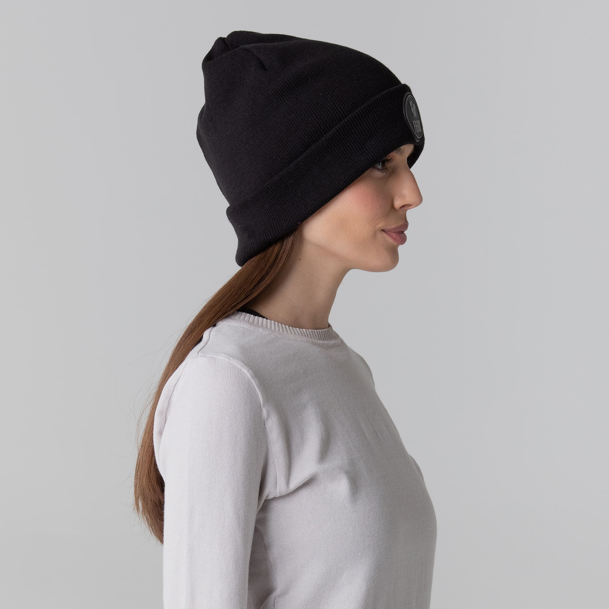 Gorro em tricô canelado Valdez