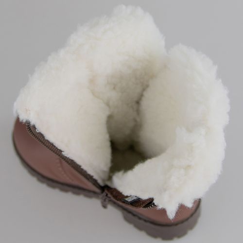 Bota Infantil com couro impermeável para neve Vancouver Kids em lã sintética Ref.:2009