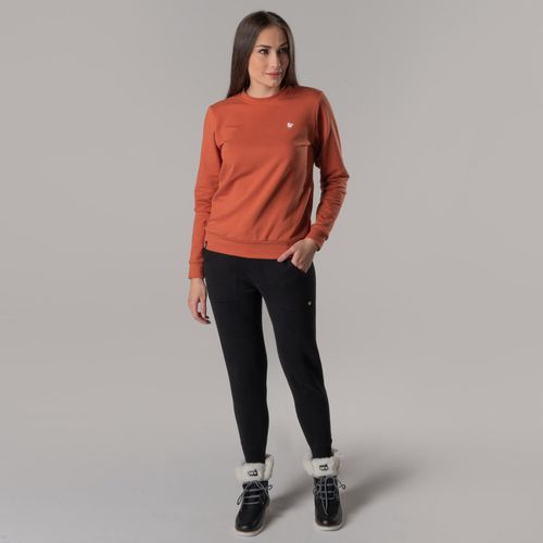 Blusa moletom feminino Basic