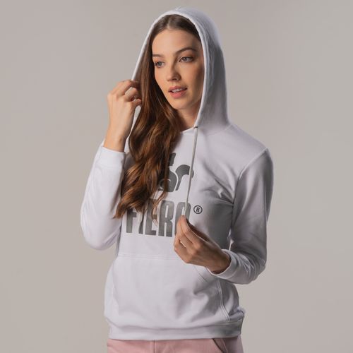 Blusa Moletom Feminino Winter Moments com Capuz Canguru