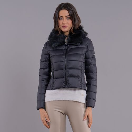 Casaco feminino puffer Tech Alpine Cairngorms com gola de pelos removíveis