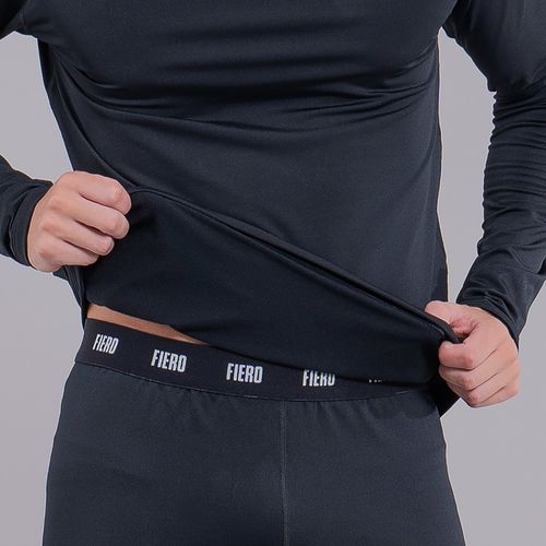 Blusa Segunda Pele Térmica Masculina inverno e neve Lite Slim Fit