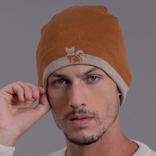 Gorro em tricô Polar Fox