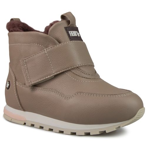 Bota feminina Snowy Fasten forrada em lã natural Ref.:23114