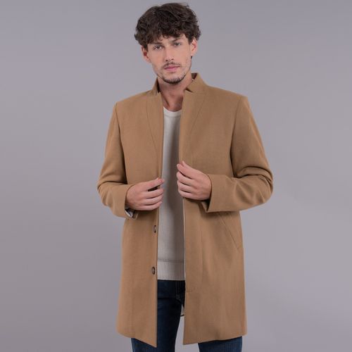 Casaco térmico gola alta slim masculino em lã premium Potsdam