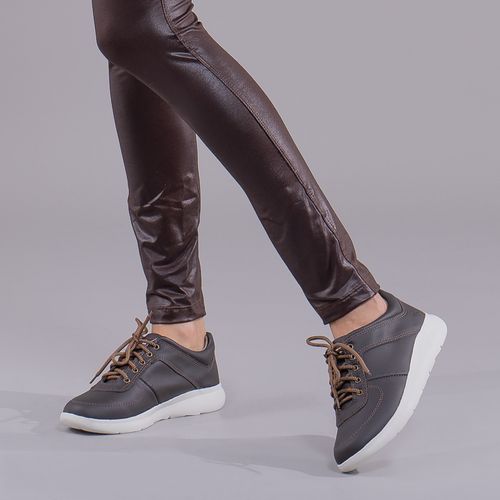 Tênis Feminino de inverno Urban Sneaky em couro Ref.:21103