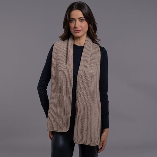 Cachecol feminino em tricô Vielas