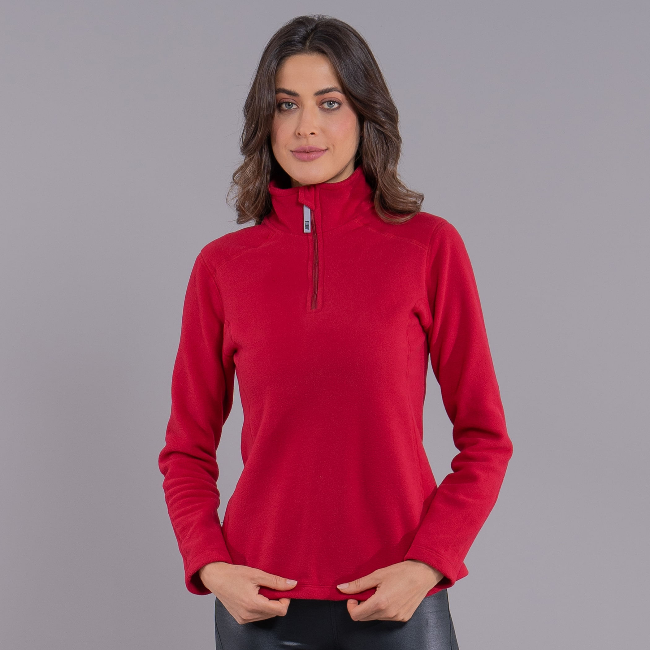 Fleece Térmico Feminino Meio Zíper Nuuk (Sense Fleece Original)