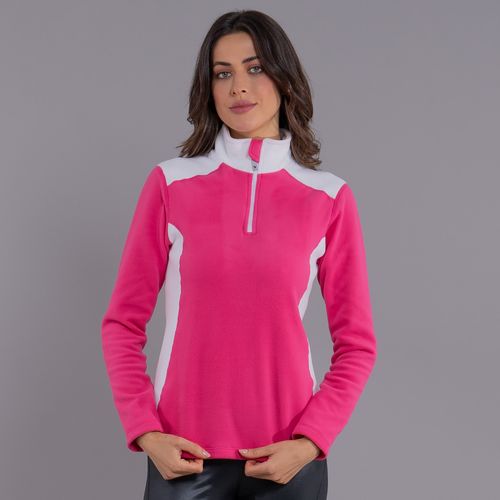 Fleece Térmico Feminino para neve e frio Meio Zíper Nuuk Original