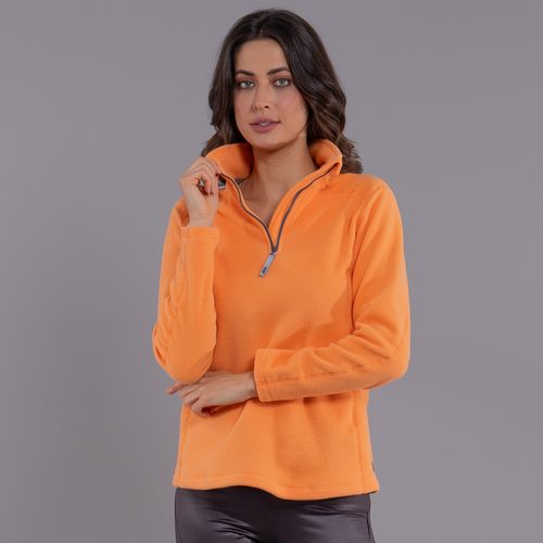 Fleece Térmico Feminino Meio Zíper Nuuk (Sense Fleece Original)