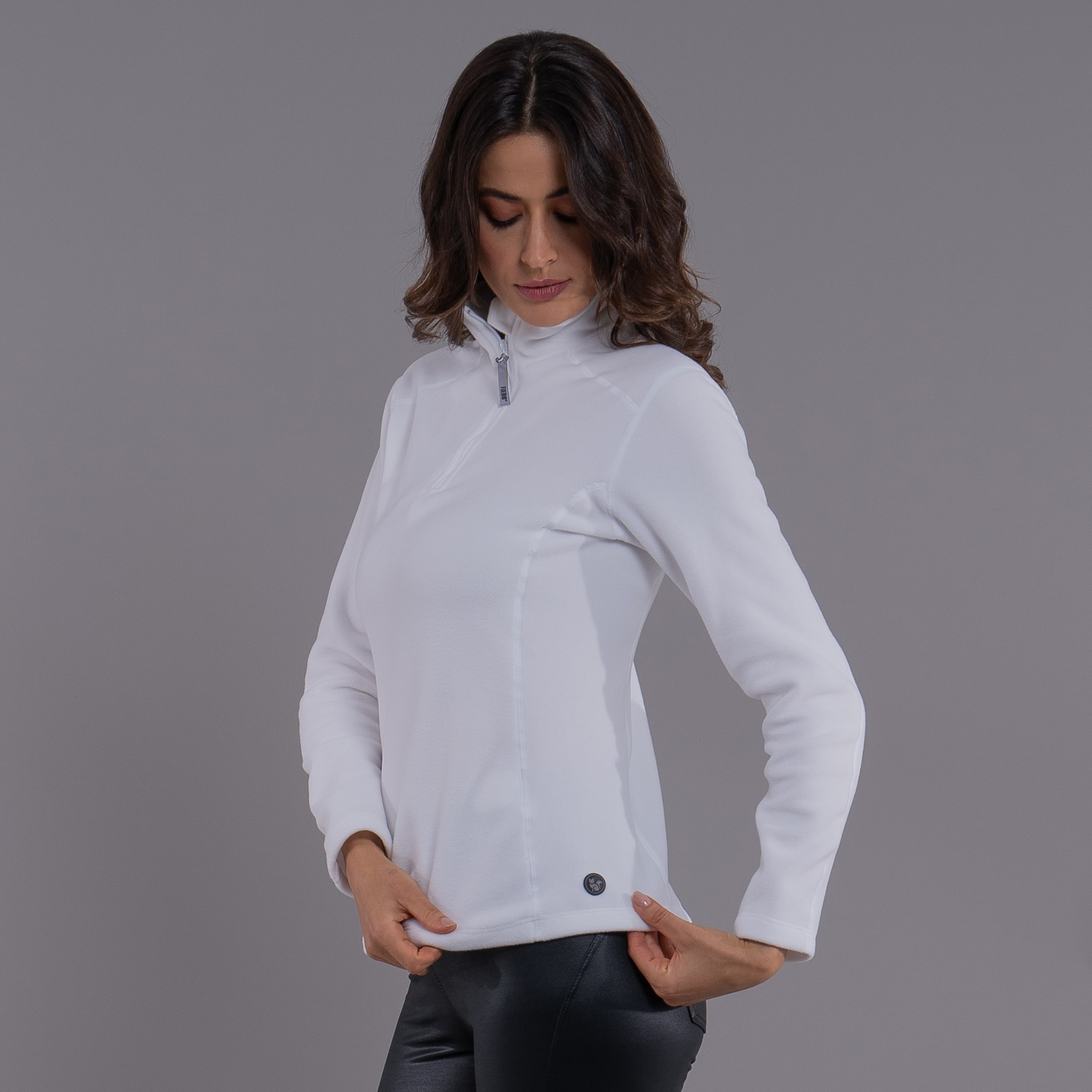 Fleece Térmico Feminino Meio Zíper Nuuk (Sense Fleece Original)