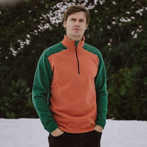 Fleece Térmico Masculino para neve e frio Meio Zíper Nuuk Original