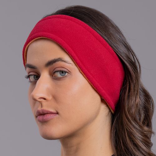 Protetor de Orelha em fleece Headband dupla face para o frio inverno e neve