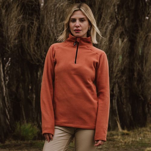 Fleece Térmico Feminino para neve e frio Meio Zíper Nuuk Original