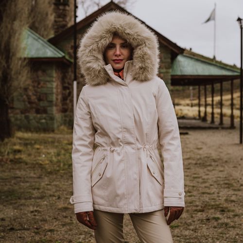 Parka feminina Cork com capuz removível