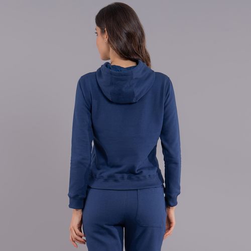 Blusa moletom feminino Fiero Space canguru com forro peluciado