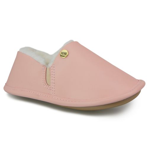 Pantufa Infantil de couro para o inverno em lã sintética Urupema Ref.:21803