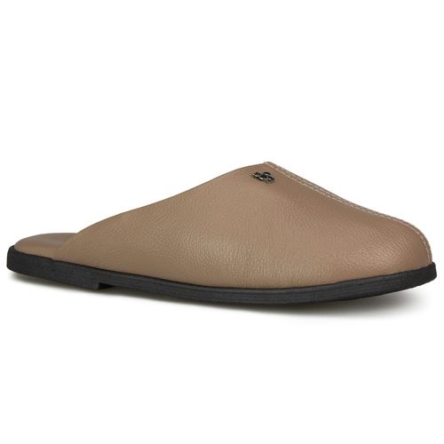 Pantufa de couro para o frio forrada em tecido anatômico Gramado 429
