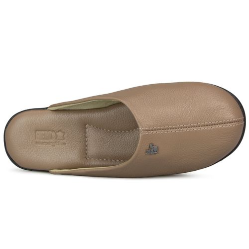 Pantufa de couro para o frio forrada em tecido anatômico Gramado 429