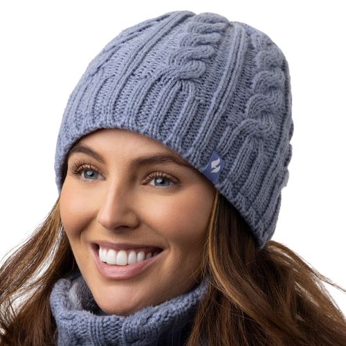 Gorro Térmico Feminino em Tricô Heat Holders