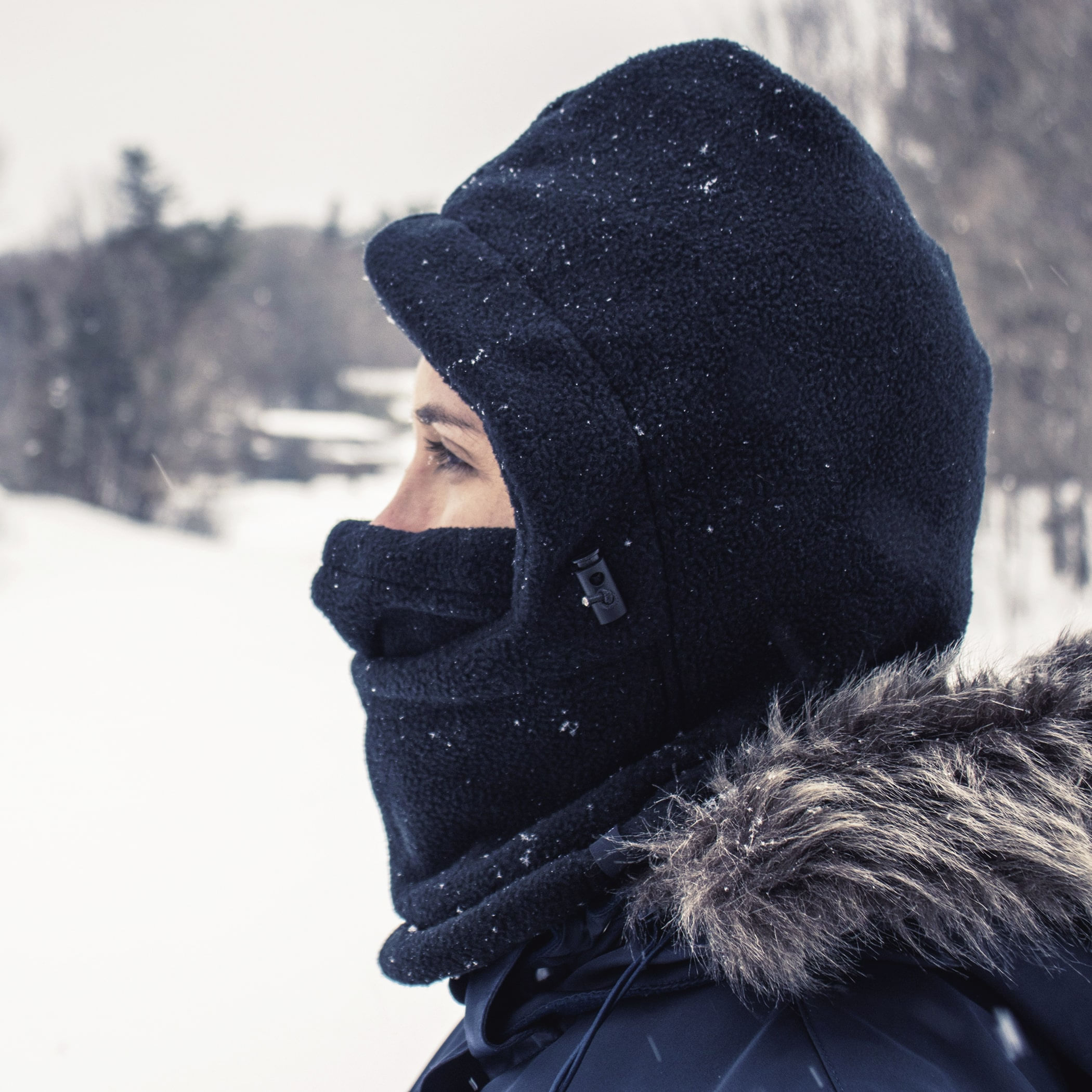 Balaclava Térmica 4 em 1 Winter High Warmer  Unissex Sense Fleece Power