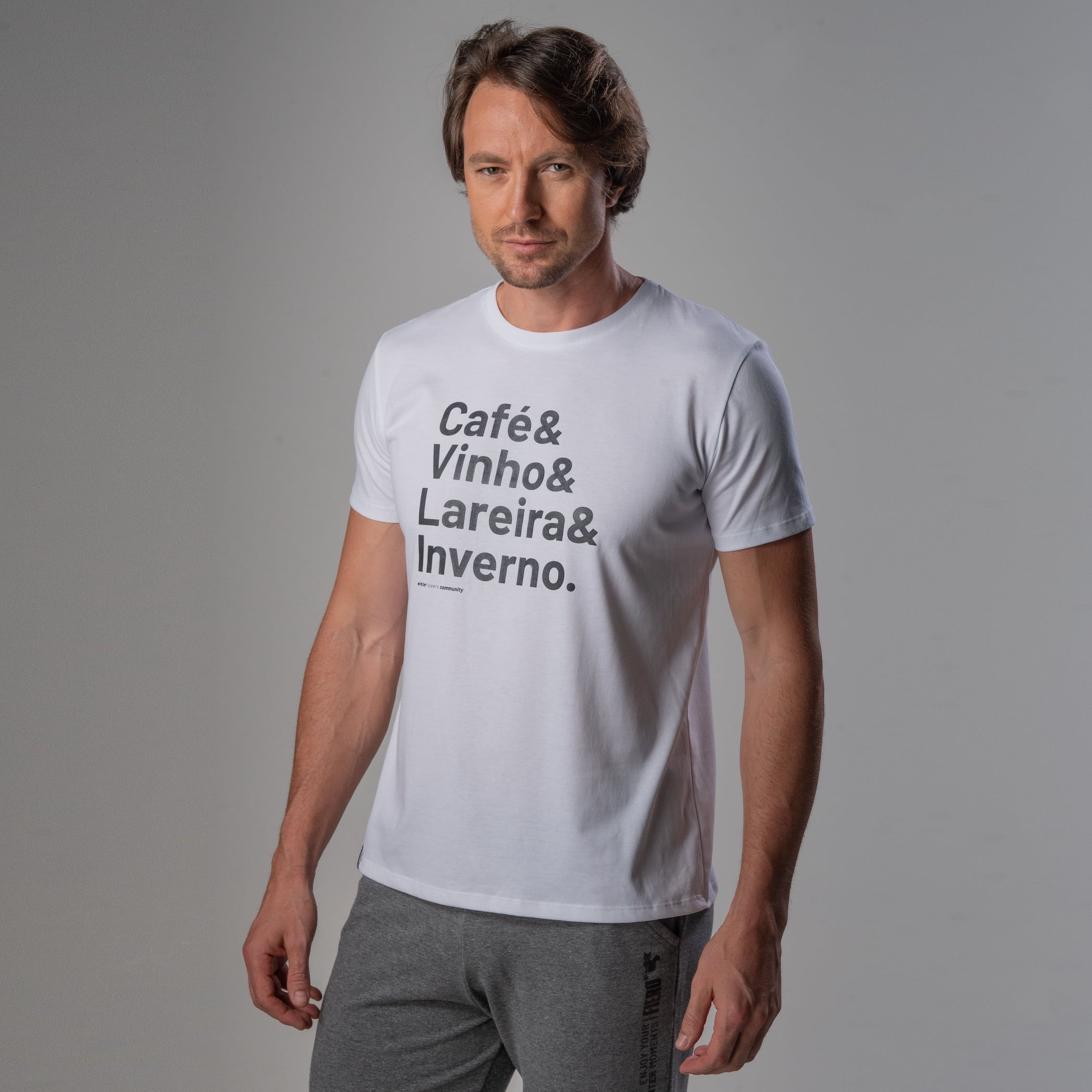 Camiseta Masculina Manga curta Winter Words Slim Fit