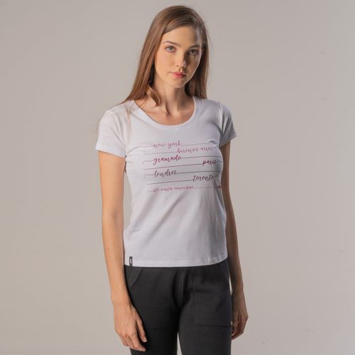 Camiseta Feminina Baby Look Manga curta Winter Destinations