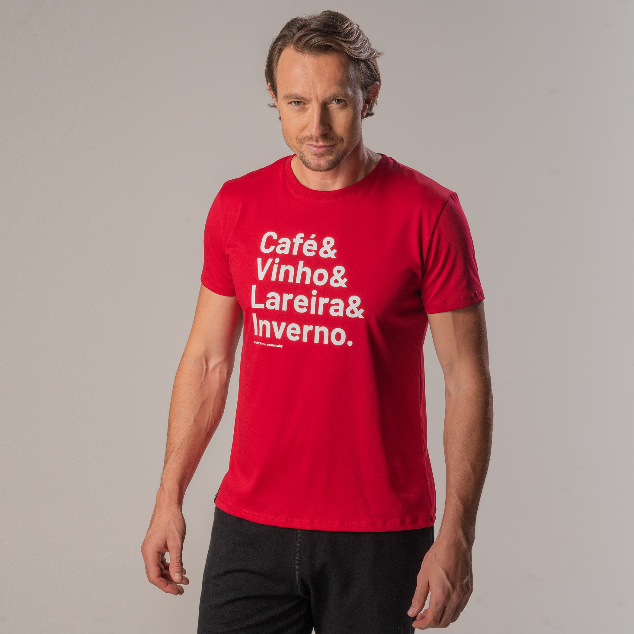Camiseta Masculina Manga curta Winter Words Slim Fit