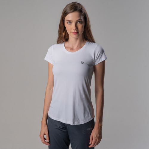 Camiseta Feminina proteção  UV Sense Cool Regular Fit alongada - Manga Curta