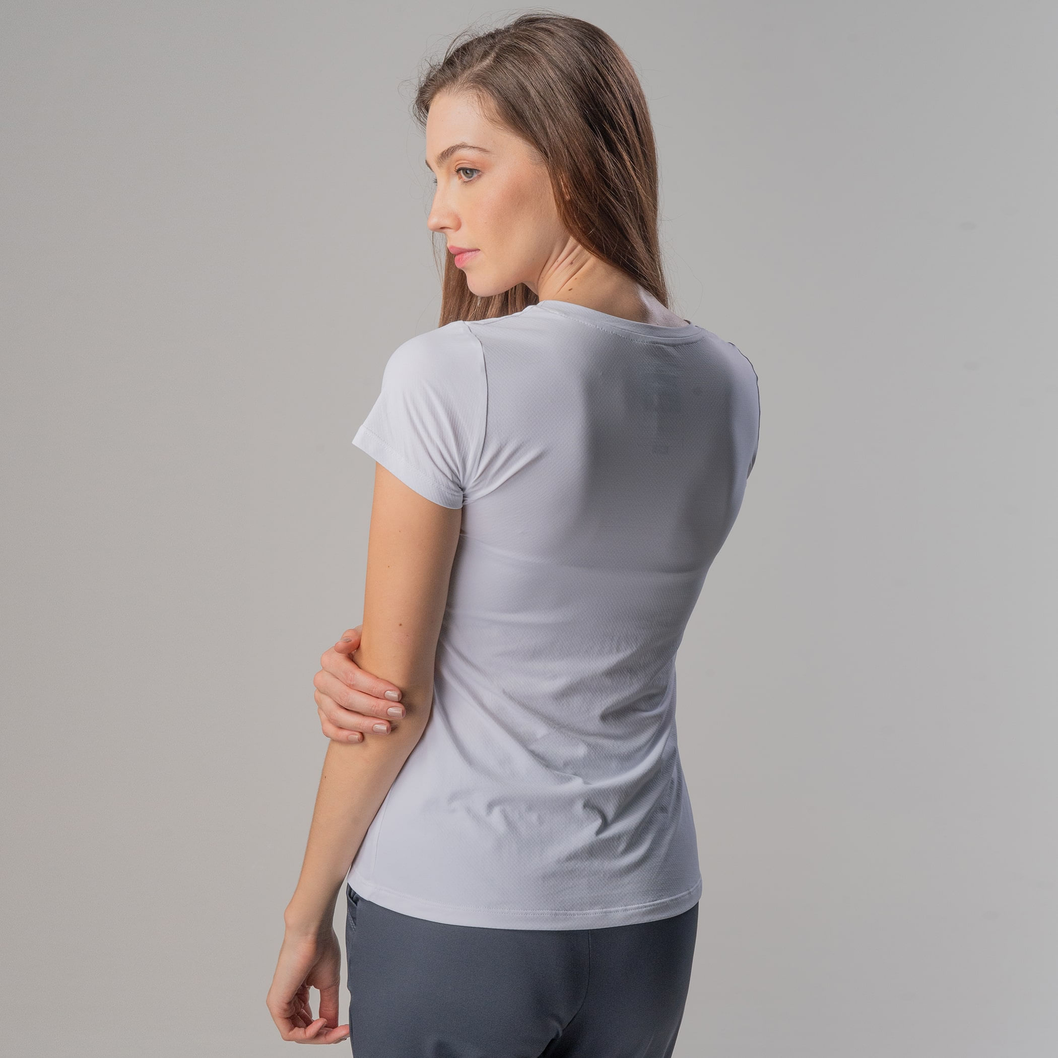 Camiseta Feminina proteção UV Sense Cool Regular Fit Manga Curta