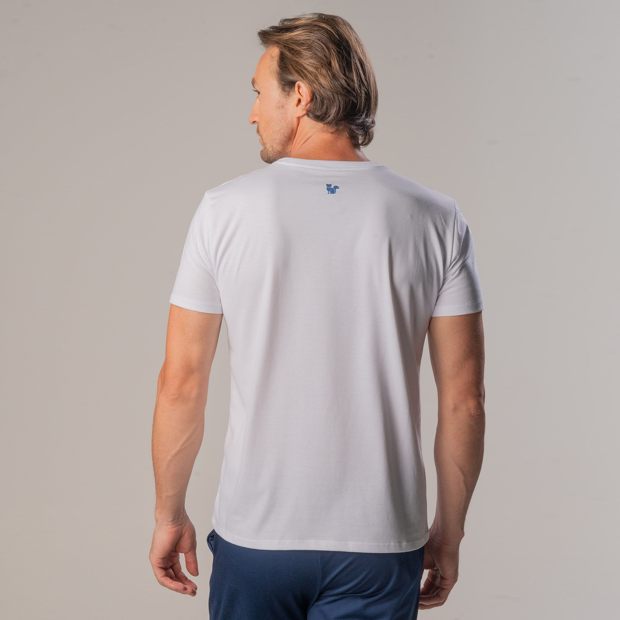 Camiseta Masculina Manga Curta Winter Mountain Slim Fit