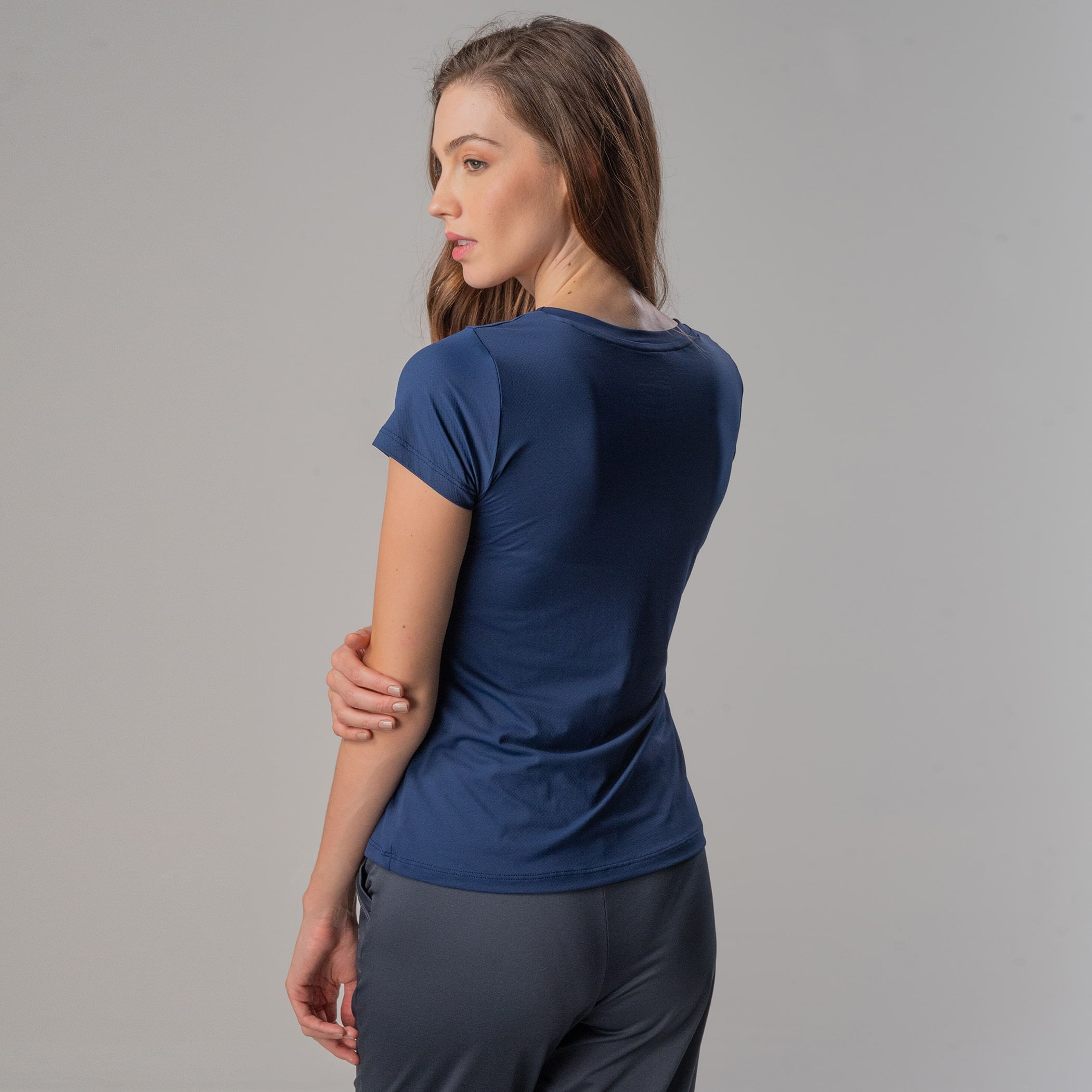 Camiseta Feminina proteção UV Sense Cool Regular Fit Manga Curta
