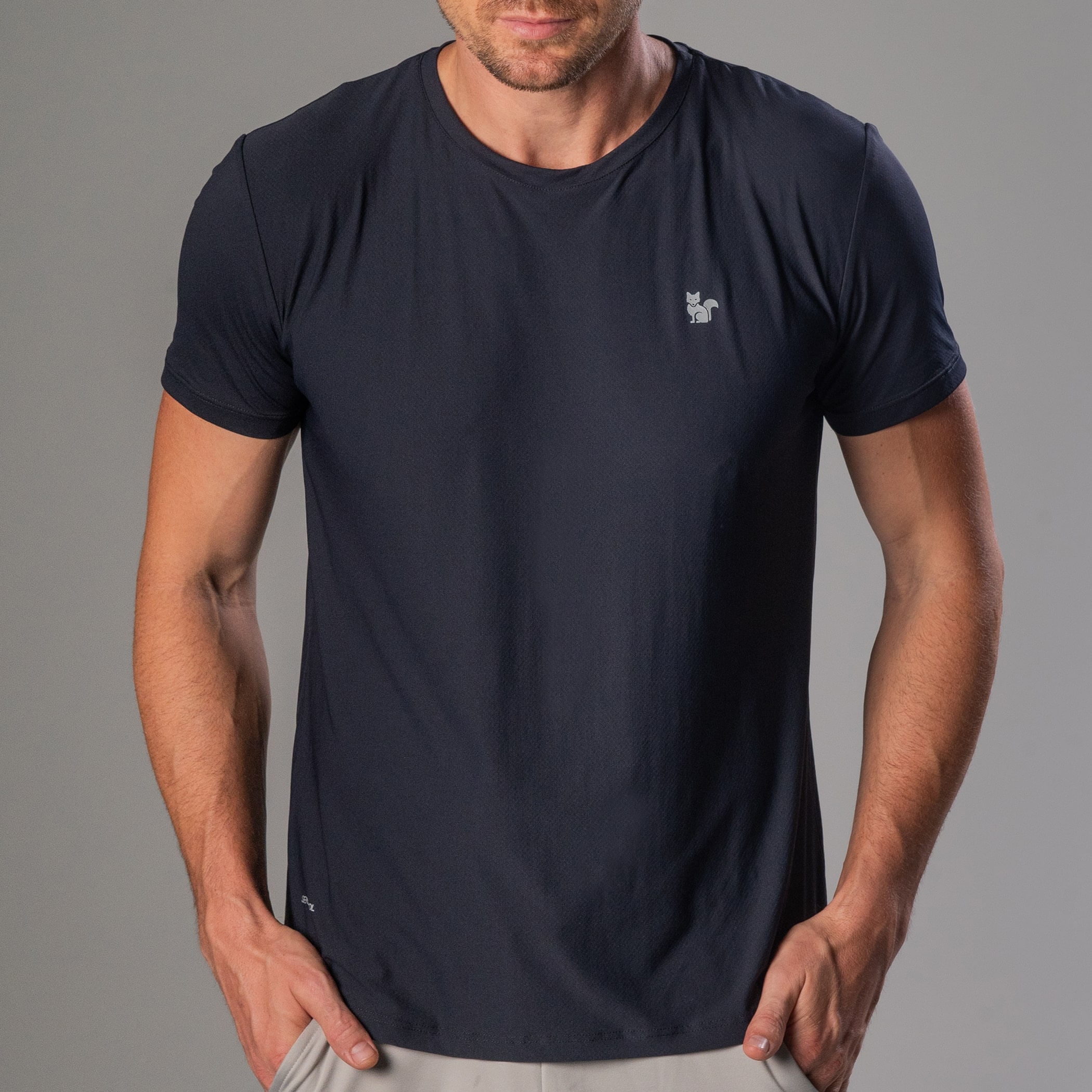 Camiseta Sense Cool proteção UV Masculina Slim Fit - Manga Curta