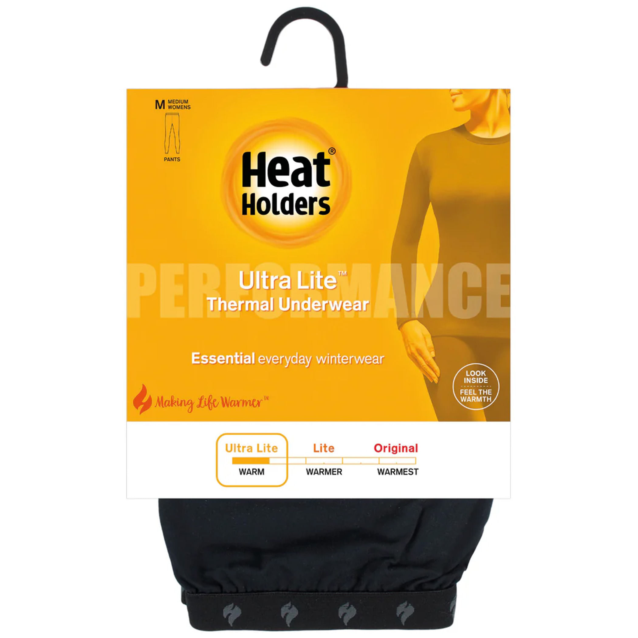 Calça térmica feminina segunda pele Heat Holders Ultra Lite Thermal