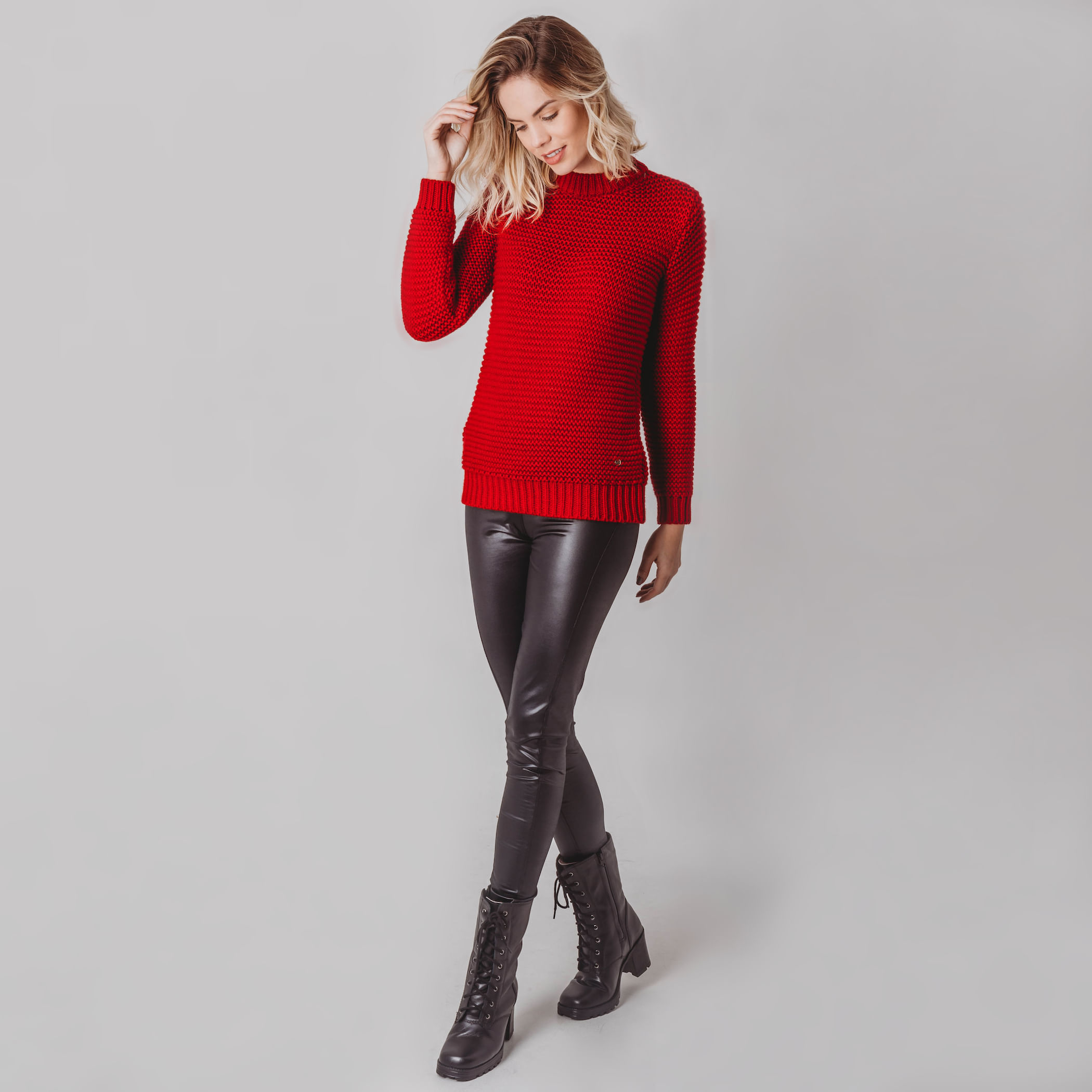 Calça Legging em Cirrê Térmico Thermo Shine